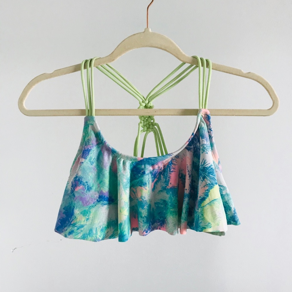 Multi-color bathing suit top!
